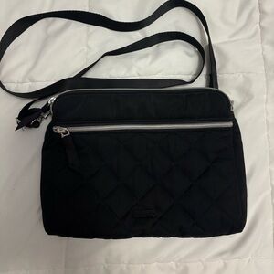 Vera Bradley Black Quilted Crossbody Bag